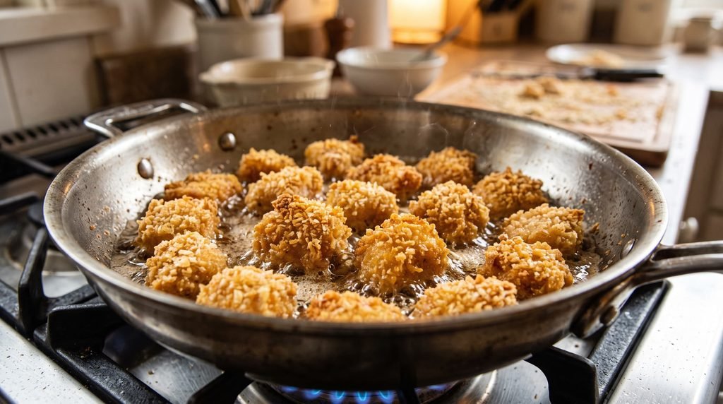chicken bites cooking in skillet 2k 20260917184220
