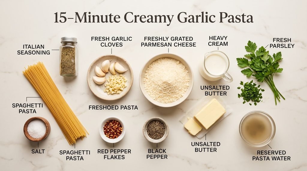 garlic pasta ingredients infogra… 2k 20260918035108