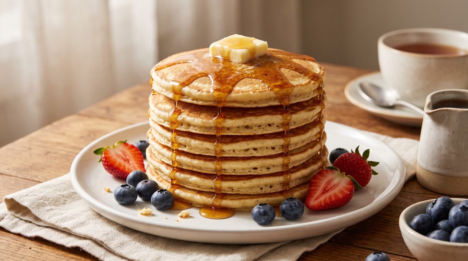 maple syrup drizzling over pancakes 2k 20260917185825
