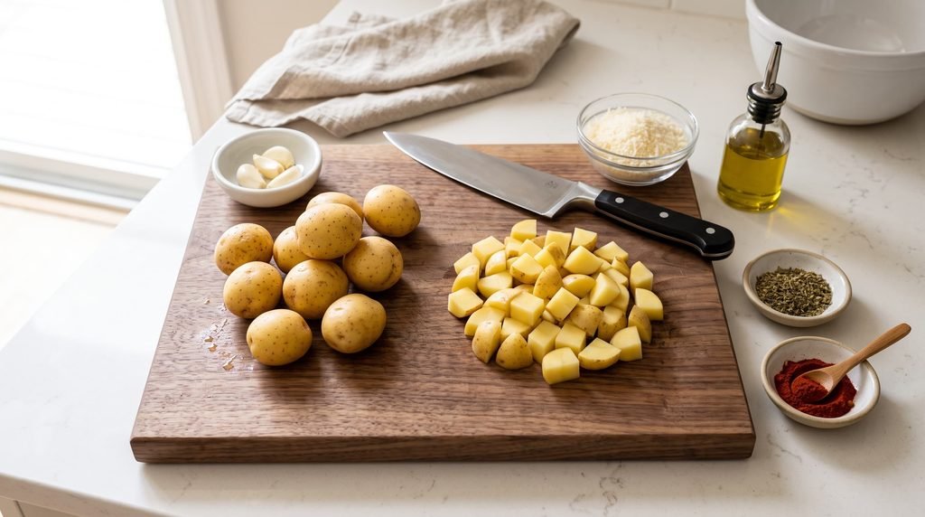 potatoes washed on cutting board 2k 20260917174551