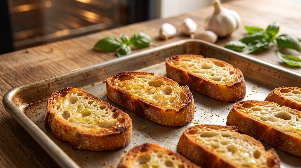 toasting rustic baguette slices 2k 20260917175218